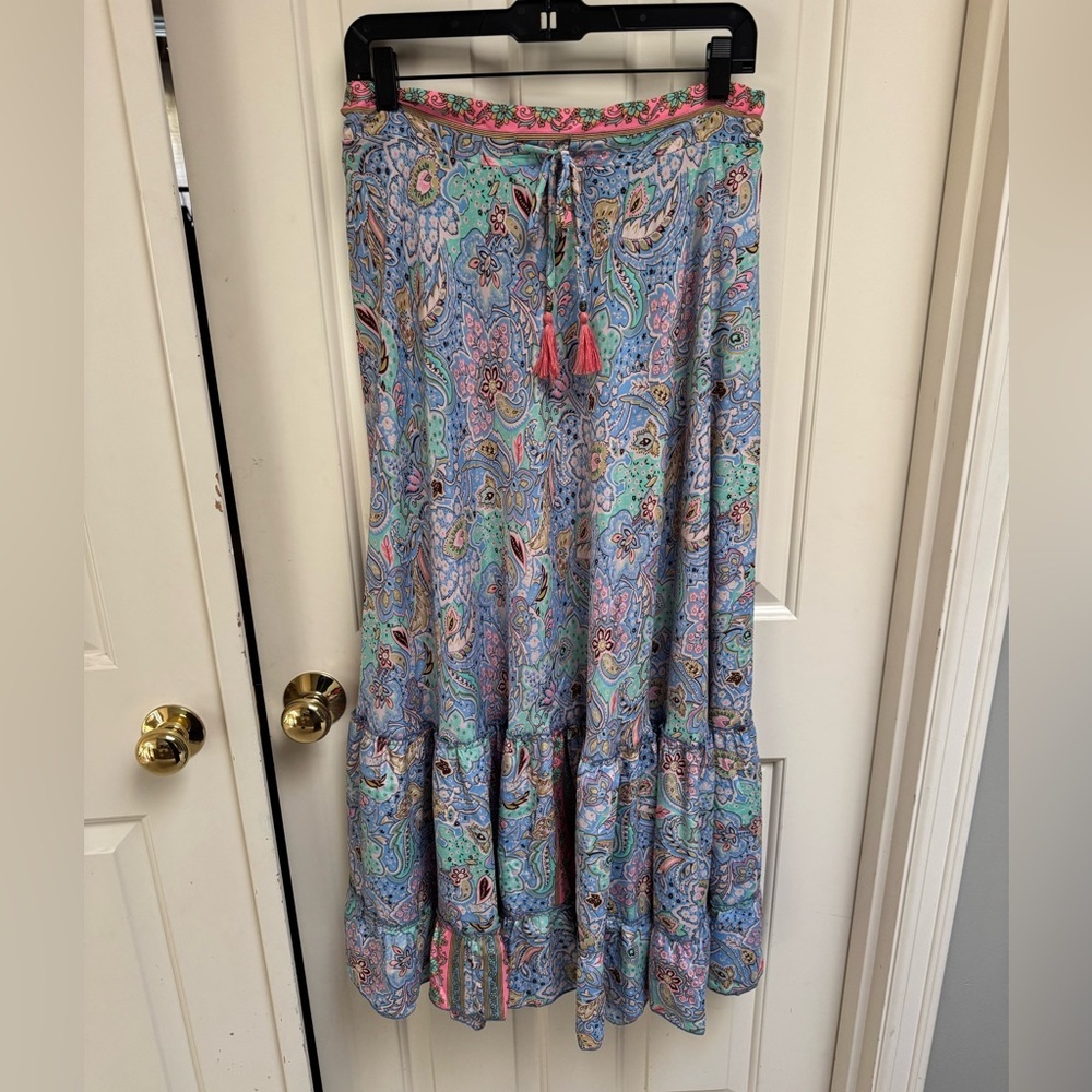 Karma Highway Tiered Maxi Skirt